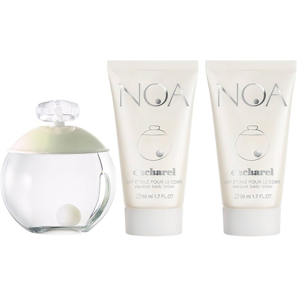 Cacharel Noa 3 Piece Gift Set 100ml EDT + 50ml Body Lotion + 50ml Body Lotion