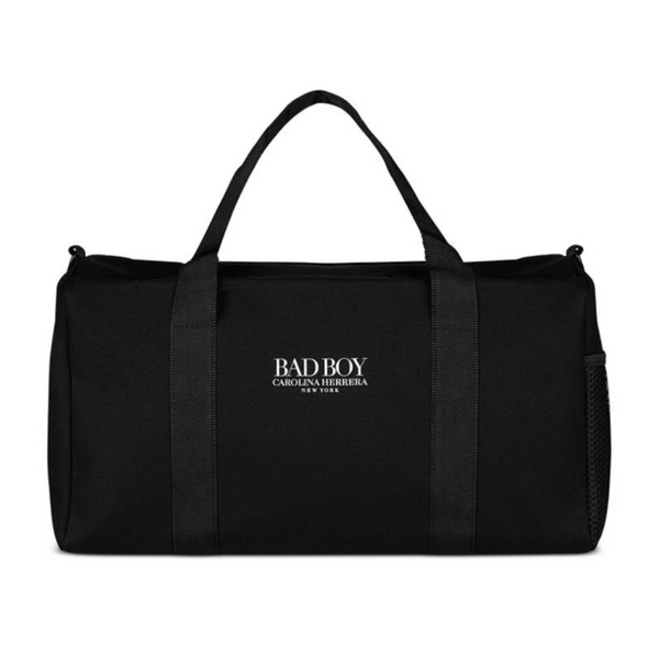 Carolina Herrera Bad Boy Men's Black Duffle/ Gym/ Travel/ Weekender Bag