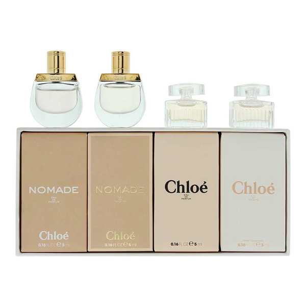 Chloe Gift Set 5ml Chloe EDP + 5ml Chloe EDT + 2 x 5ml Nomade EDP