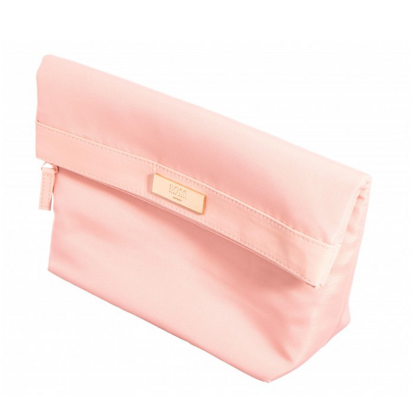 Hugo Boss Pink Pouch/ Cosmetic/ Makeup/ Wash Bag