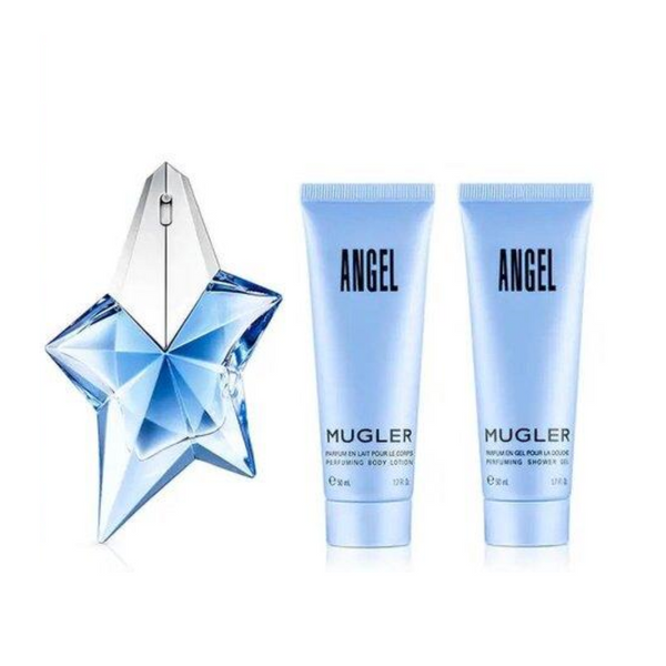 Mugler Angel Gift Set 25ml EDP + 50ml Body Lotion + 50ml Shower Gel