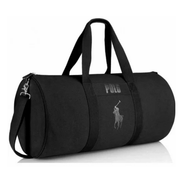 Ralph Lauren Men's Black Duffle/ Gym/ Travel/ Weekender Bag